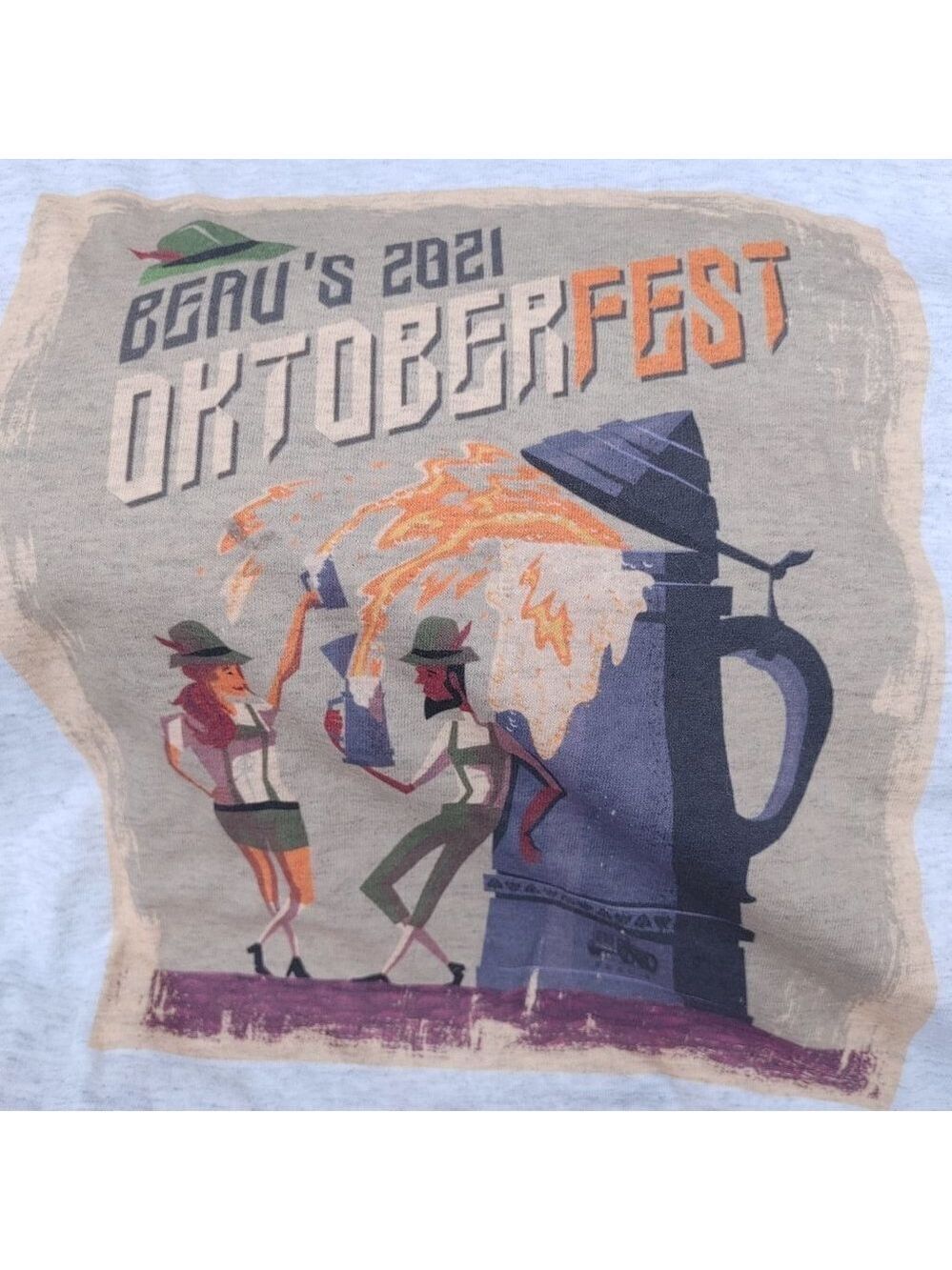 2021 Beau's Brewery Octoberfest T-Shirt XL